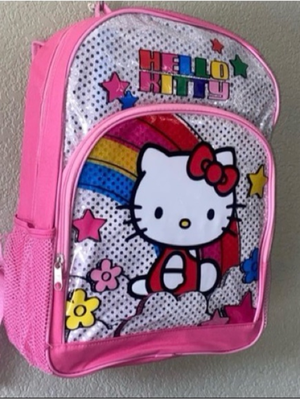 -Hello Kitty- Reinforced Large School Backpack 16”H x12”W NEW - Picture 2 of 5